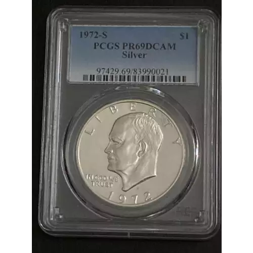 1972-S $1 Silver, DCAM