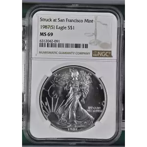 1987(S) Struck at SF Mint  (2)