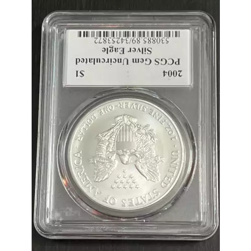 2004 $1 Silver Eagle Mercanti Signature (2)