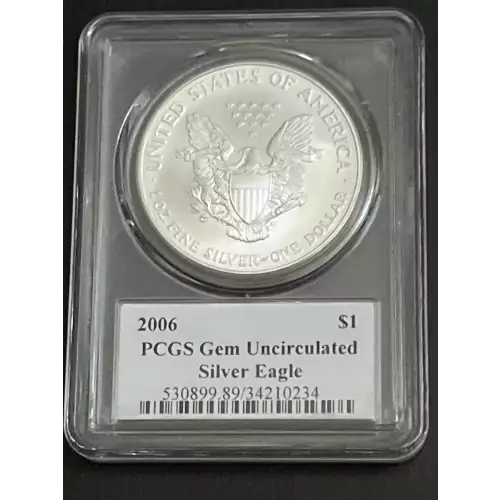 2006 $1 Silver Eagle Mercanti Signature (2)