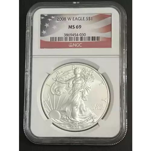 2008 W BURNISHED SILVER EAGLE 