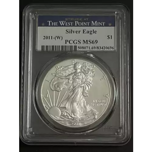 2011-(W) $1 Silver Eagle Struck at West Point