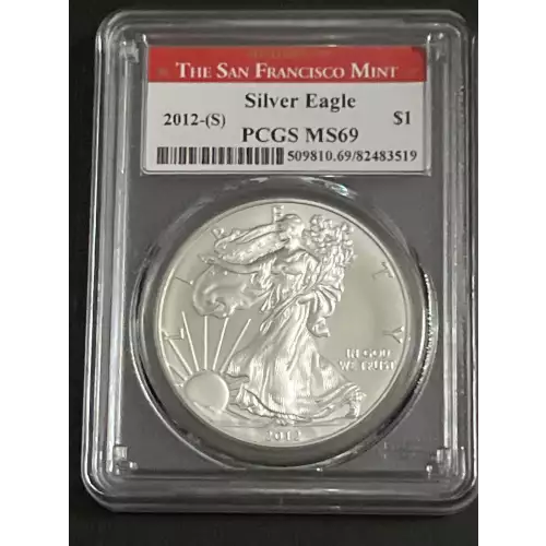 2012-(S) $1 Silver Eagle Struck at San Francisco