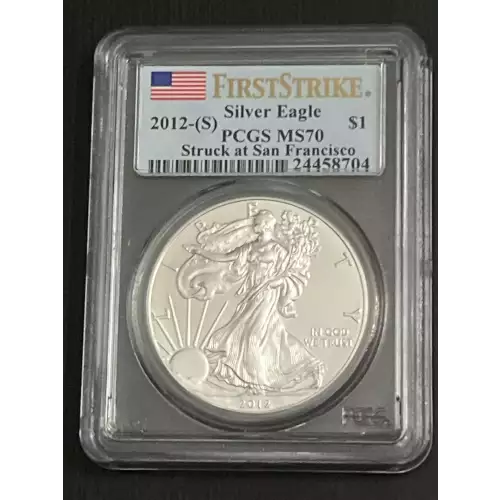 2012-(S) $1 Silver Eagle Struck at San Francisco First Strike