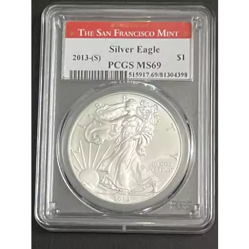 2013-(S) $1 Silver Eagle Struck at San Francisco