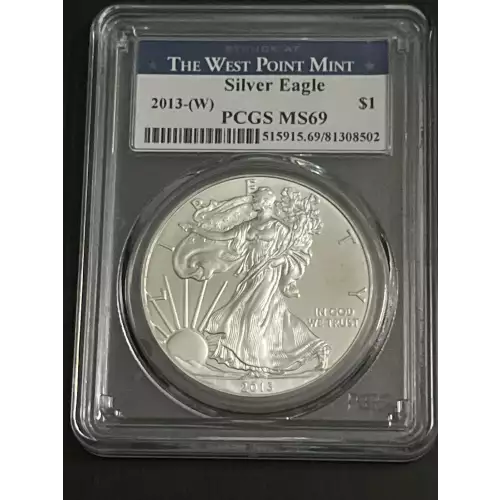 2013-(W) $1 Silver Eagle Struck at West Point