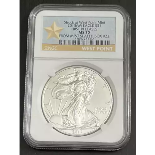 2013(W) FIRST RELEASES Struck at West Point Mint 