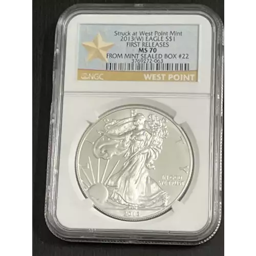 2013(W) FIRST RELEASES Struck at West Point Mint 