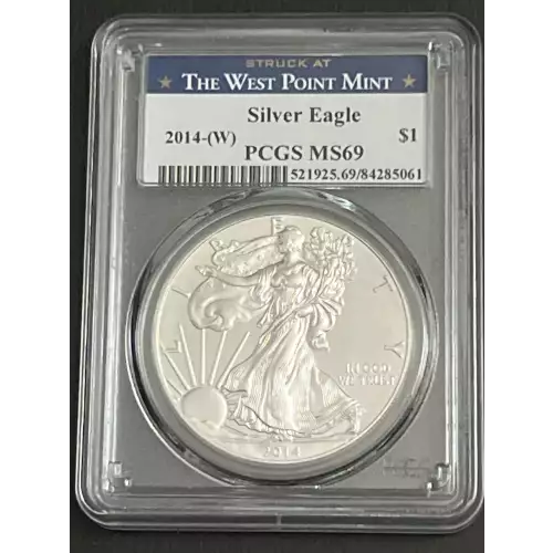 2014-(W) $1 Silver Eagle Struck at West Point