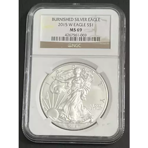 2015 W BURNISHED SILVER EAGLE 