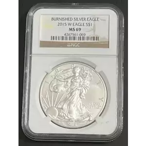 2015 W BURNISHED SILVER EAGLE 
