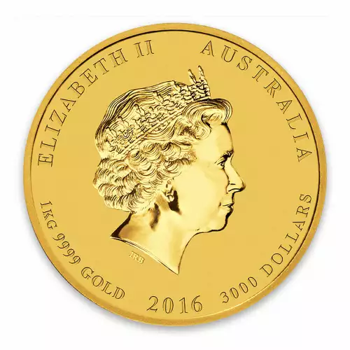 2016 1kg Australian Perth Mint Gold Lunar II: Year of the Monkey (2)