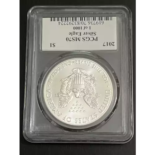 2017 $1 Silver Eagle 1 of 1000 Mercanti SE (2)