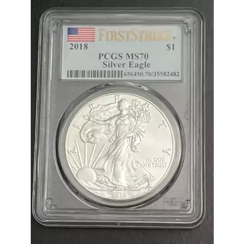 2018 $1 Silver Eagle First Strike