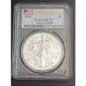 2018 $1 Silver Eagle First Strike