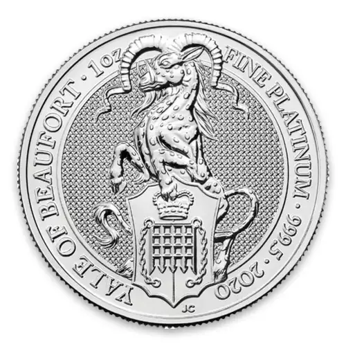 2020 Britain 1 oz Platinum Queen's Beasts The Yale of Beaufort (2)