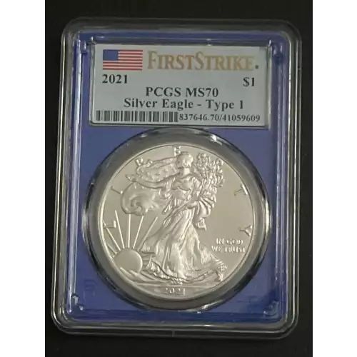 2021 $1 Silver Eagle - Type 1 First Strike