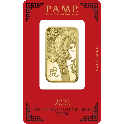 2022 1oz PAMP Gold Lunar Year Of The Tiger (2)