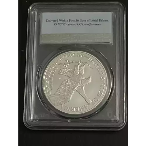 2022-W $1 Burnished Silver Eagle First Strike (2)