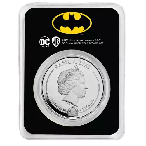 2023 Samoa 1 oz Silver DC Comics Batman Colorized with TEP (3)