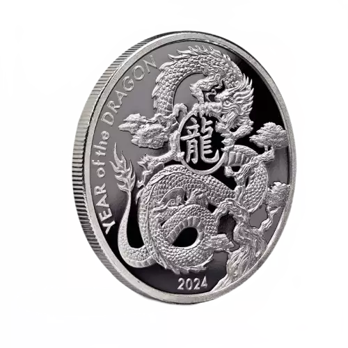 2024 1 oz Asahi Silver Round - Dragon (2)