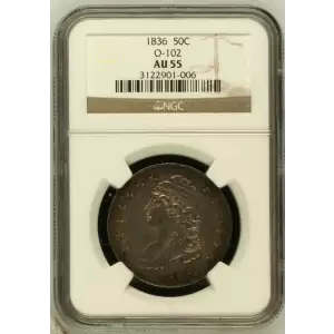 Half Dollars---Capped Bust, Lettered Edge 1807-1836 -Silver- 0.5 Dollar (2)