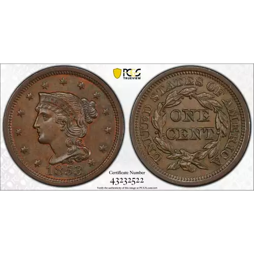 Large Cents - Braided Hair Cent (1839-1857) (2)