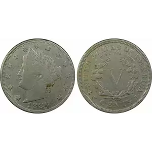 Nickel Five Cent Pieces-Liberty Head 1883-1913 (2)