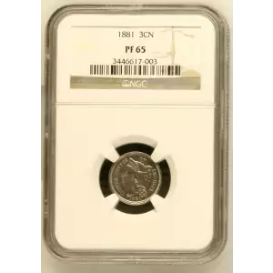 Nickel Three Cent Pieces 1865-1889 (2)