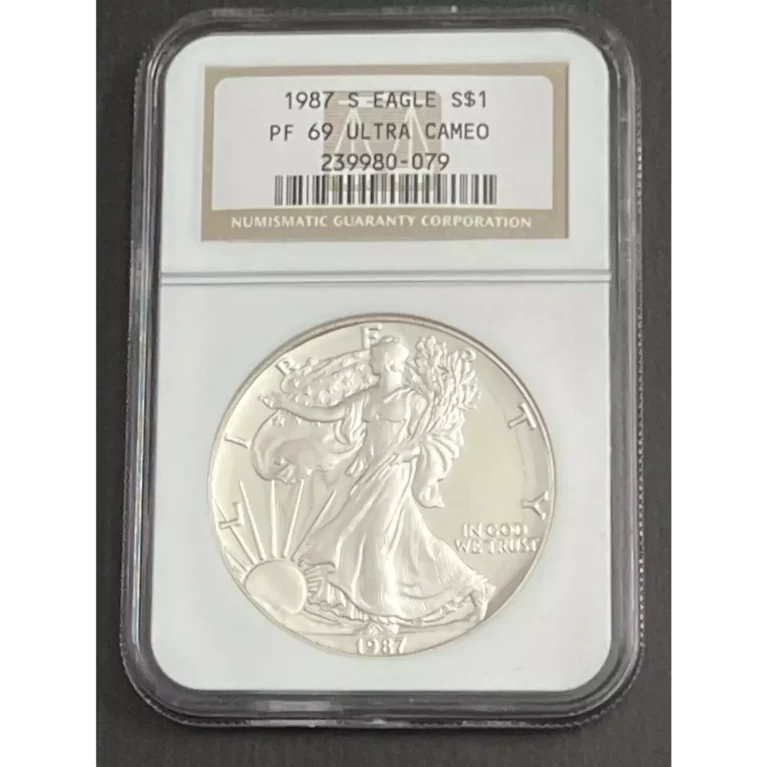 1987-S Bullion Silver Eagles NGC PF-69 ULTRA CAMEO