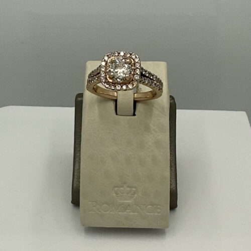 14K Rose Gold 1.2 Karat Diamond Ring