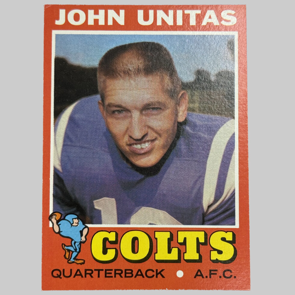 1971 Topps Johnny Unitas