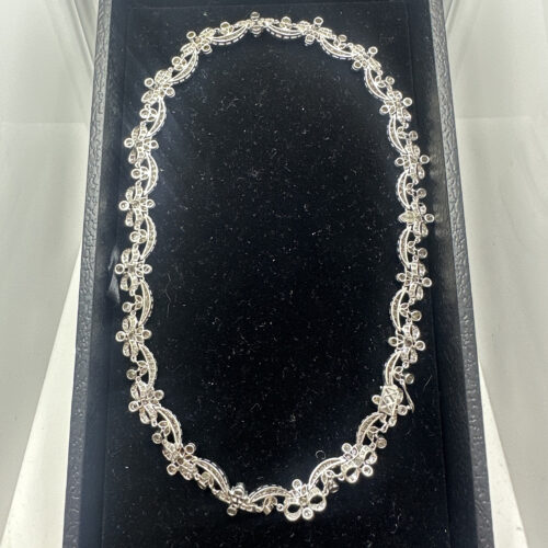 Custom 14k & 13.84 Karat Diamond Necklace