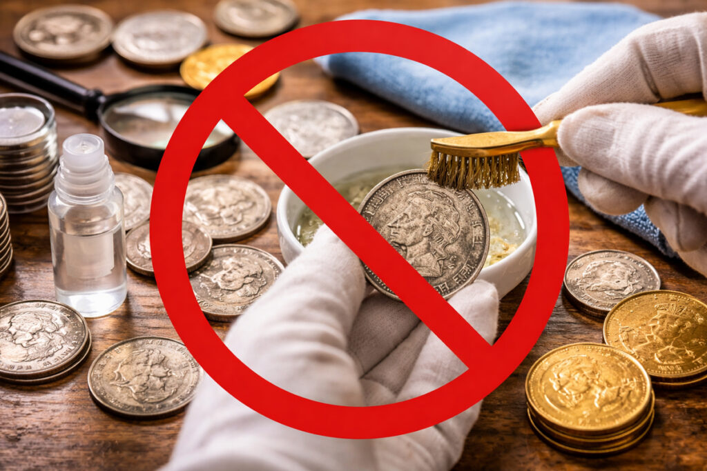 Should You Clean Old Coins Before Selling Them?